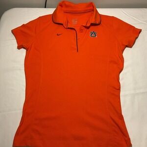 Lot Of 2 Women's Auburn Tigers Polo Golf Shirts. D16